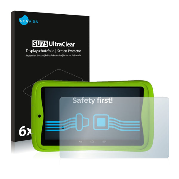 6x Savvies SU75 Screen Protector for Tablette Gulli V3