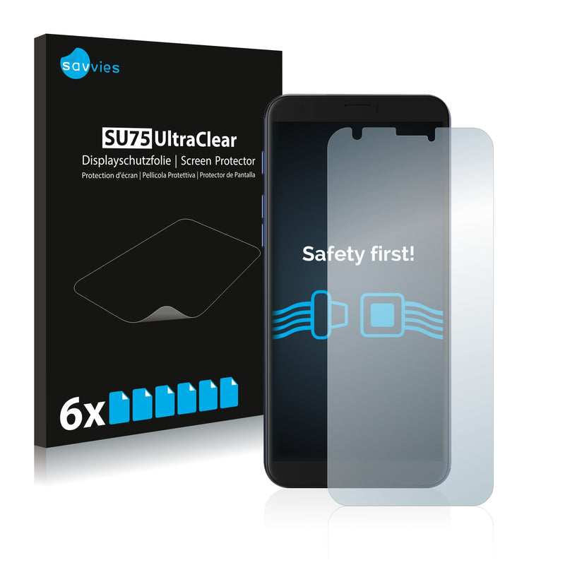 6x Savvies SU75 Screen Protector for Archos Core 60S