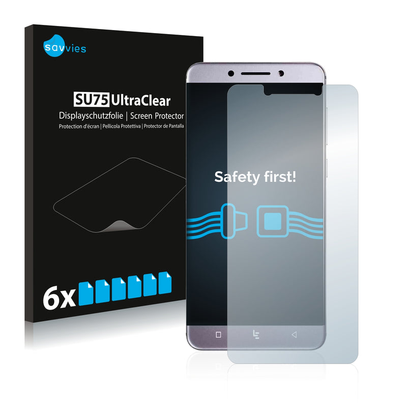 6x Savvies SU75 Screen Protector for LeEco Le S3