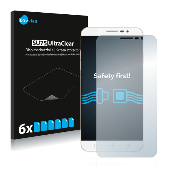 6x Savvies SU75 Screen Protector for Coolpad Y82