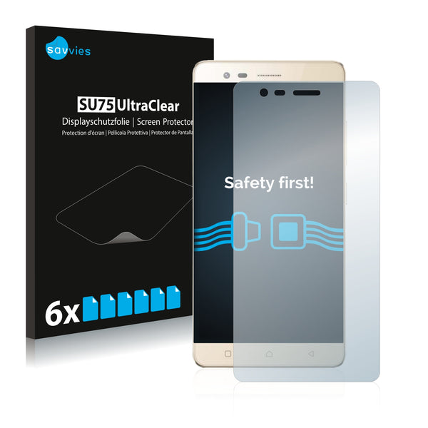 6x Savvies SU75 Screen Protector for LG K5 Note
