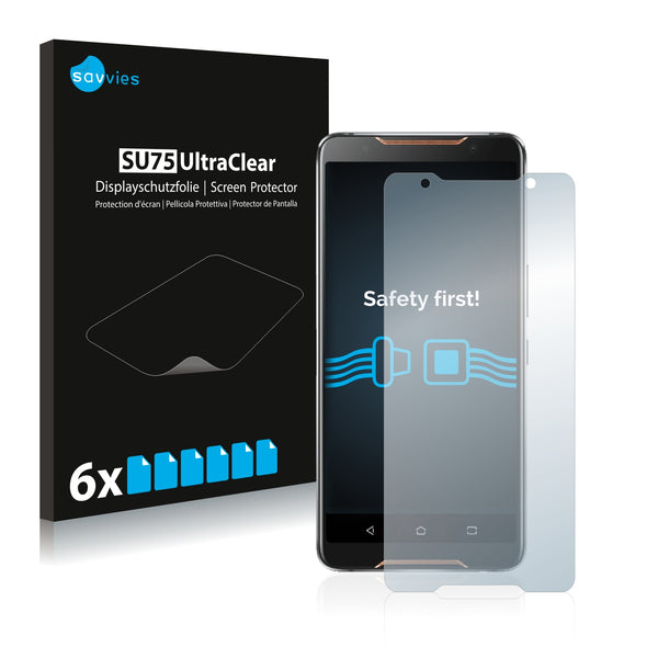 6x Savvies SU75 Screen Protector for Asus ROG Phone