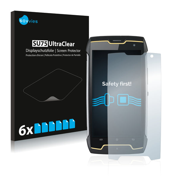 6x Savvies SU75 Screen Protector for Cubot King Kong