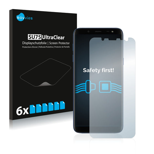 6x Savvies SU75 Screen Protector for Samsung Galaxy On6