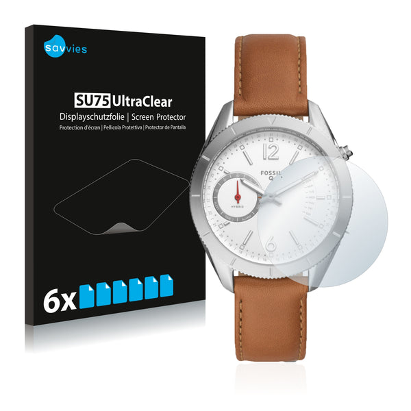 6x Savvies SU75 Screen Protector for Fossil Q Alyx