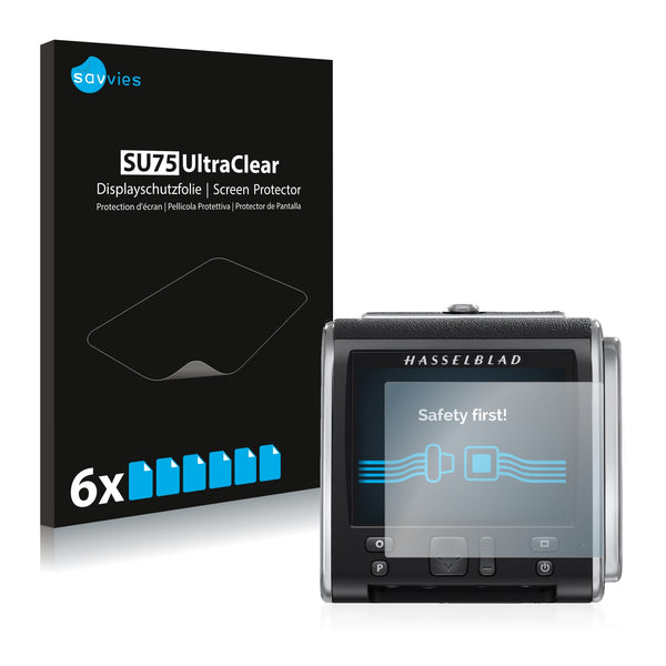 6x Savvies SU75 Screen Protector for Hasselblad CFV-50 C