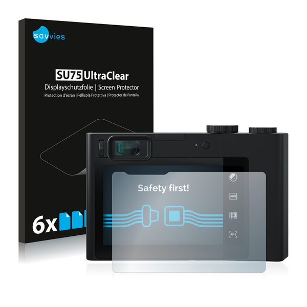 6x Savvies SU75 Screen Protector for Zeiss ZX1