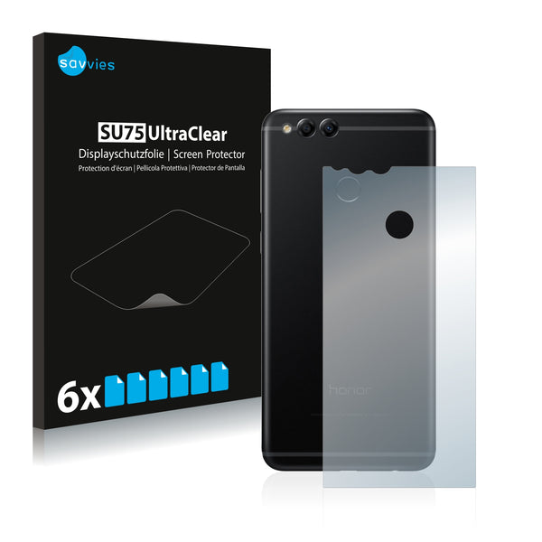 6x Savvies SU75 Screen Protector for Honor 7X (Back)