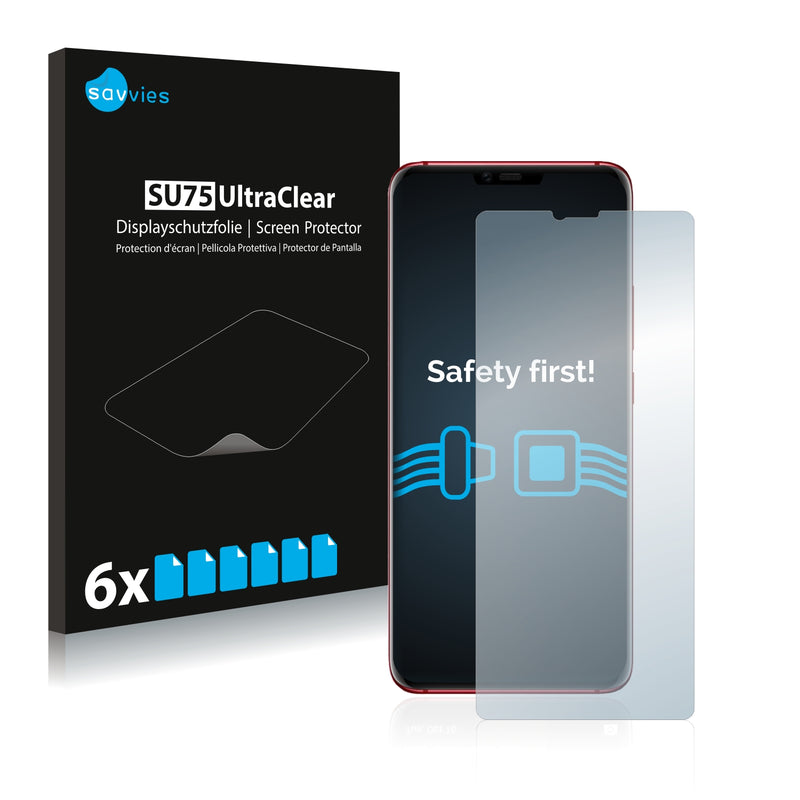 6x Savvies SU75 Screen Protector for Huawei Mate 20 RS