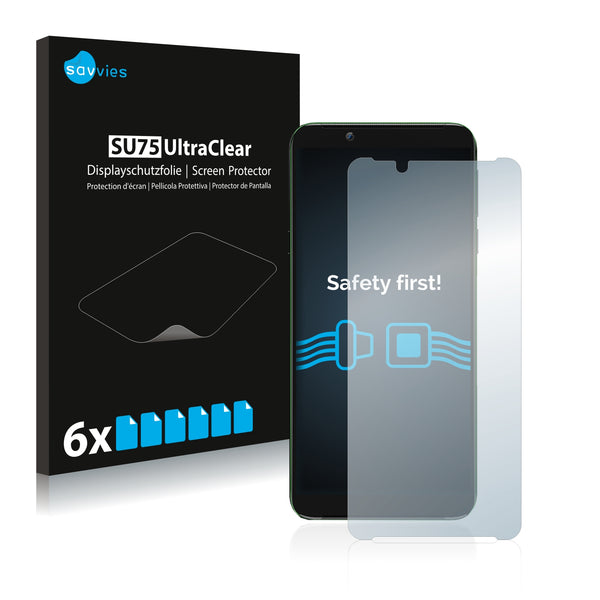 6x Savvies SU75 Screen Protector for Xiaomi Black Shark Helo