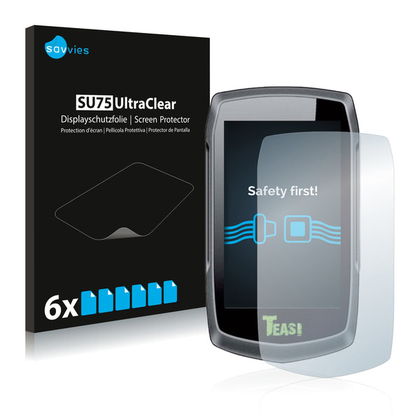6x Savvies SU75 Screen Protector for A-Rival Teasi One Classic