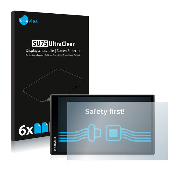 6x Savvies SU75 Screen Protector for Garmin DriveTrack 71
