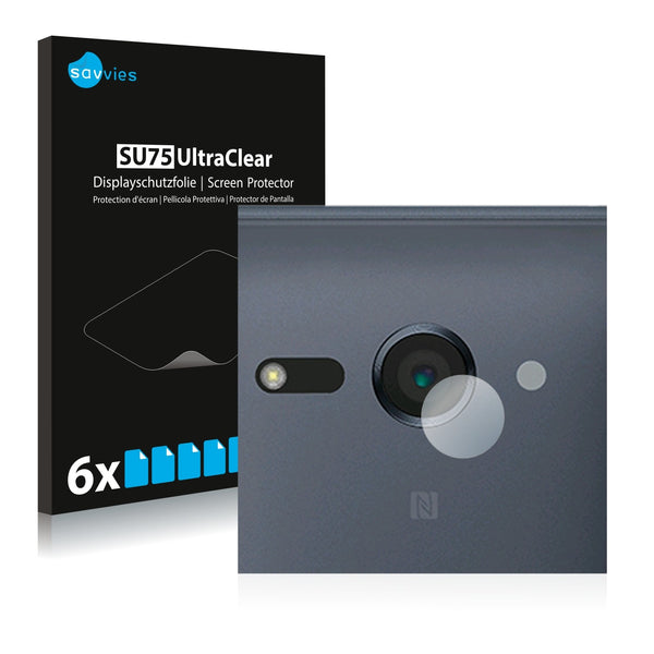 6x Savvies SU75 Screen Protector for Sony Xperia XZ2 Compact (Camera)