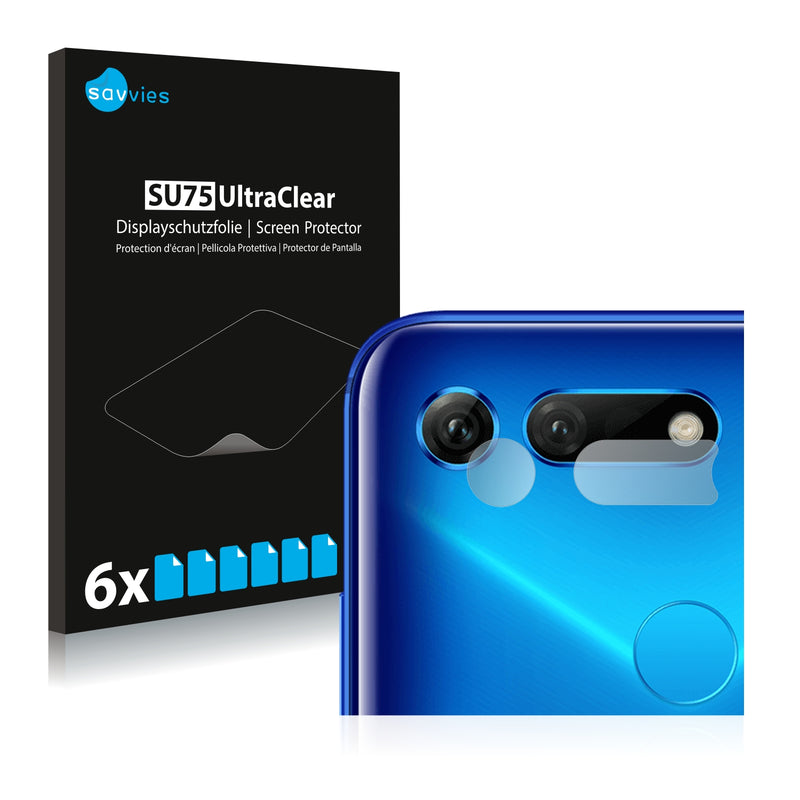 6x Savvies SU75 Screen Protector for Honor View 20 (Camera)