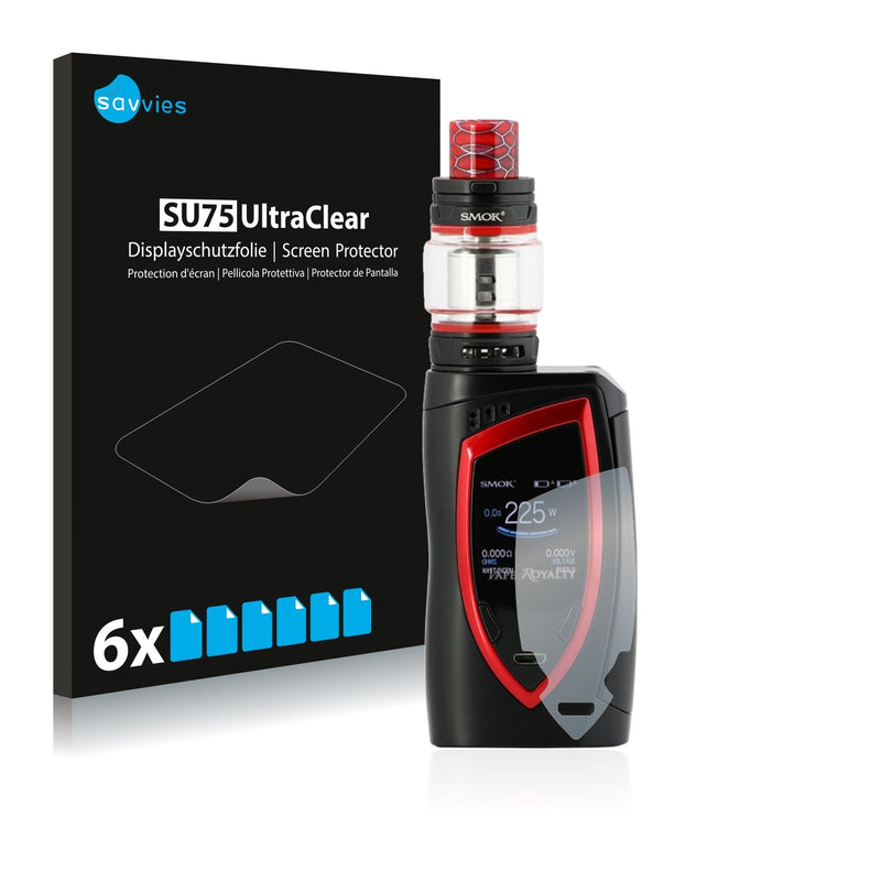 6x Savvies SU75 Screen Protector for Smok Devilkin