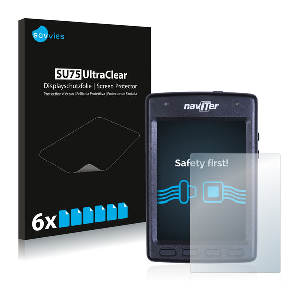 6x Savvies SU75 Screen Protector for Naviter Hyper