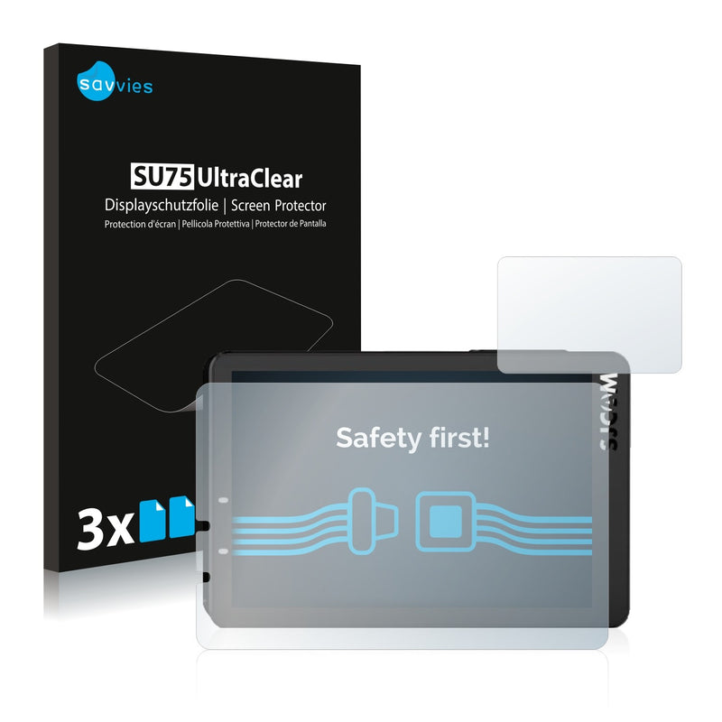 6x Savvies SU75 Screen Protector for SJCAM SJ8 Plus