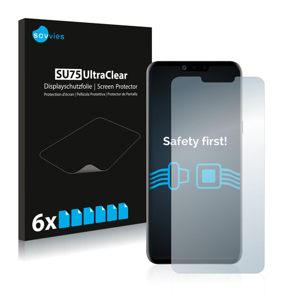 6x Savvies SU75 Screen Protector for LG G8 ThinQ
