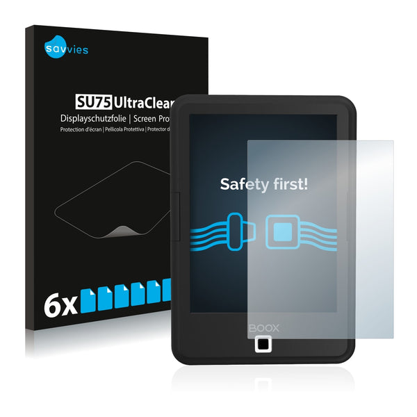 6x Savvies SU75 Screen Protector for Onyx Boox Caesar 3