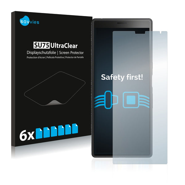 6x Savvies SU75 Screen Protector for Sony Xperia 10 Plus