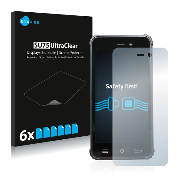 6x Savvies SU75 Screen Protector for Conker ST50