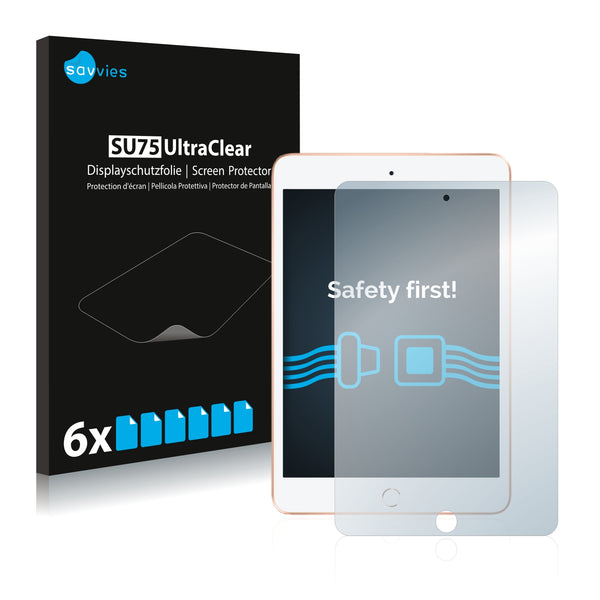 6x Savvies SU75 Screen Protector for Apple iPad mini 5 2019