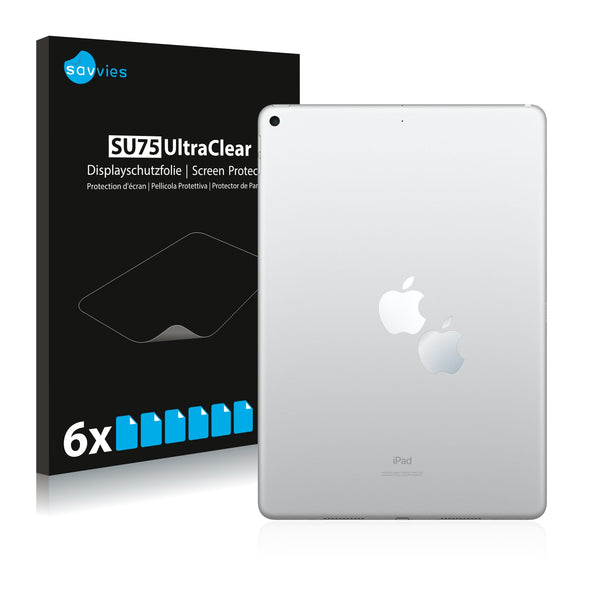 6x Savvies SU75 Screen Protector for Apple iPad Air 2019 (Logo)