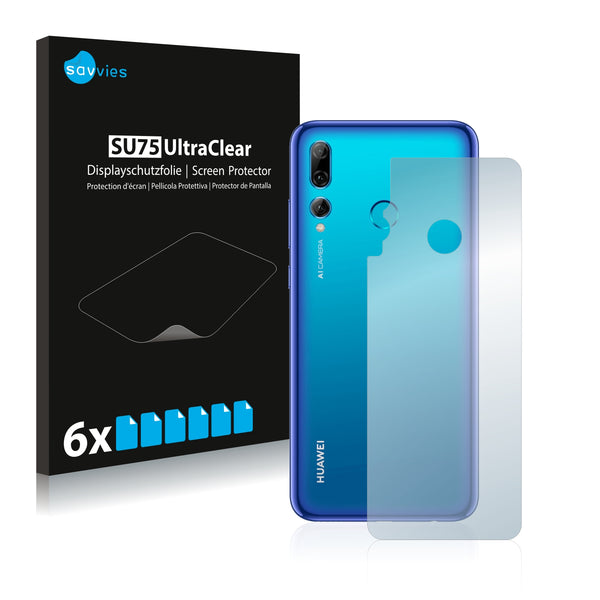 6x Savvies SU75 Screen Protector for Huawei P smart Plus 2019 (Back)