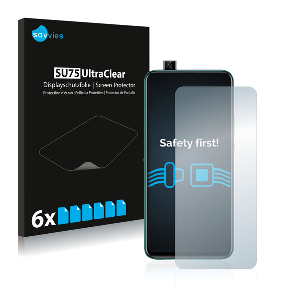 6x Savvies SU75 Screen Protector for Huawei P smart Z