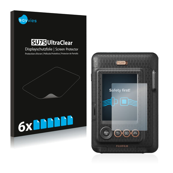 6x Savvies SU75 Screen Protector for FujiFilm Instax Mini LiPlay