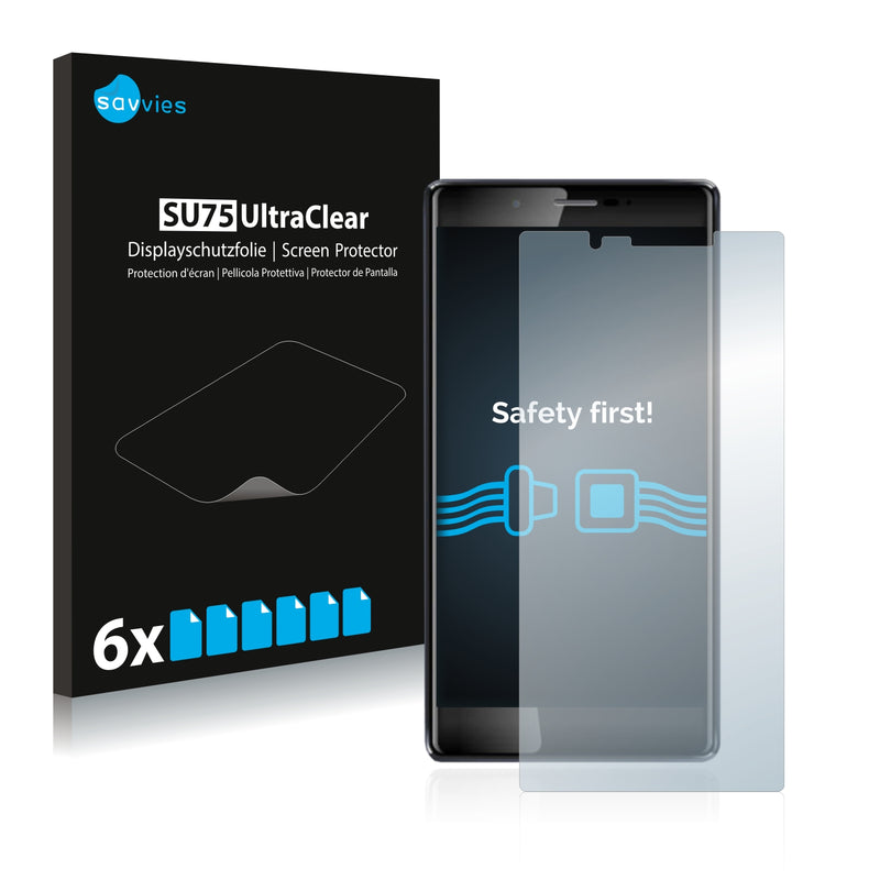 6x Savvies SU75 Screen Protector for Leagoo T10