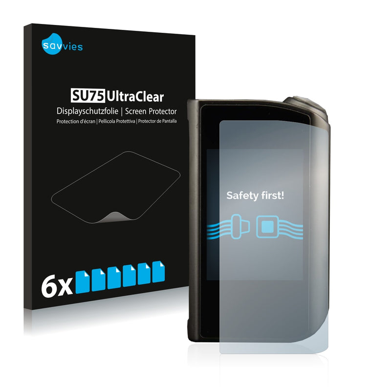 6x Savvies SU75 Screen Protector for Teslacigs Touch (2.4)
