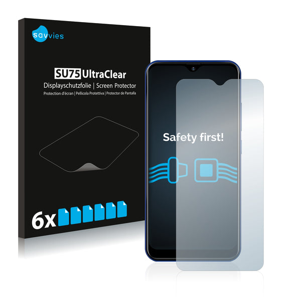 6x Savvies SU75 Screen Protector for Allview Soul X6 Mini