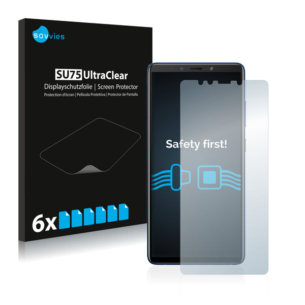 6x Savvies SU75 Screen Protector for Infinix Note 6