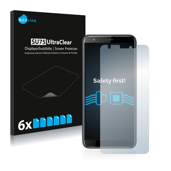 6x Savvies SU75 Screen Protector for Vernee M3