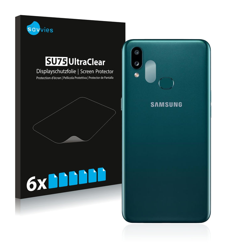 6x Savvies SU75 Screen Protector for Samsung Galaxy A10s (Camera)