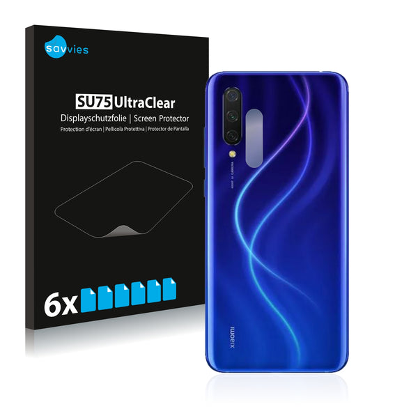 6x Savvies SU75 Screen Protector for Xiaomi Mi 9 Lite (Camera)