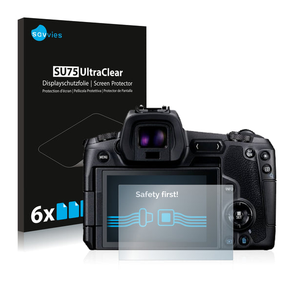 6x Savvies SU75 Screen Protector for Canon EOS RA