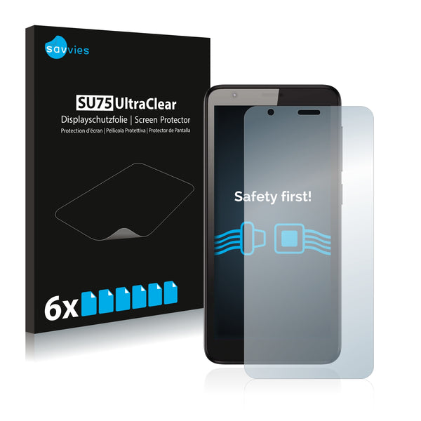 6x Savvies SU75 Screen Protector for ZTE Blade L8