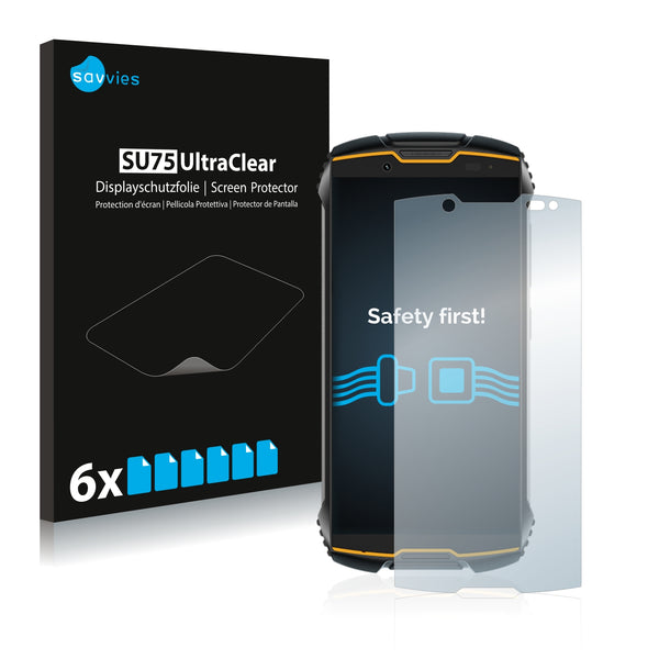 6x Savvies SU75 Screen Protector for Cubot Kingkong Mini