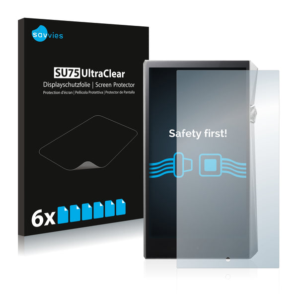 6x Savvies SU75 Screen Protector for Astell & Kern SE100