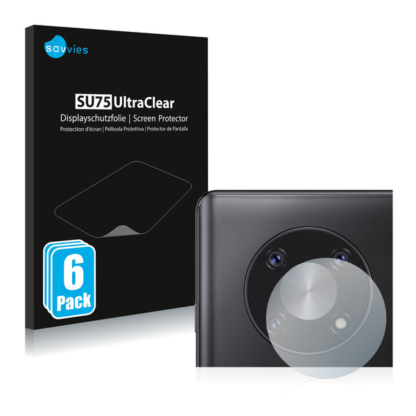 6x Savvies SU75 Screen Protector for Cubot Max 3 (ONLY Camera)