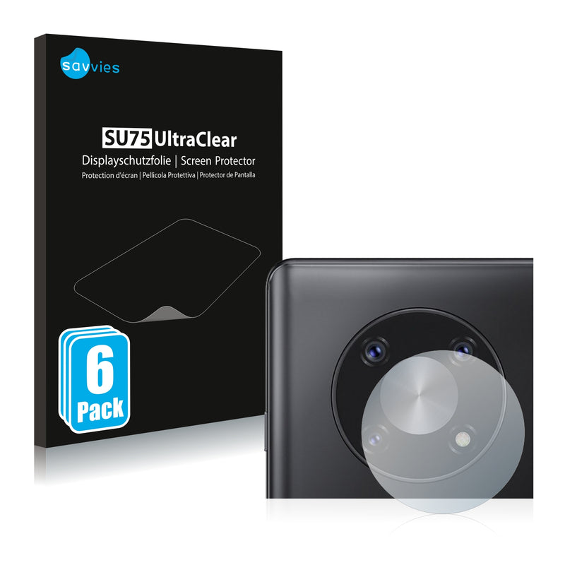 6x Savvies SU75 Screen Protector for Cubot Max 3 (ONLY Camera)