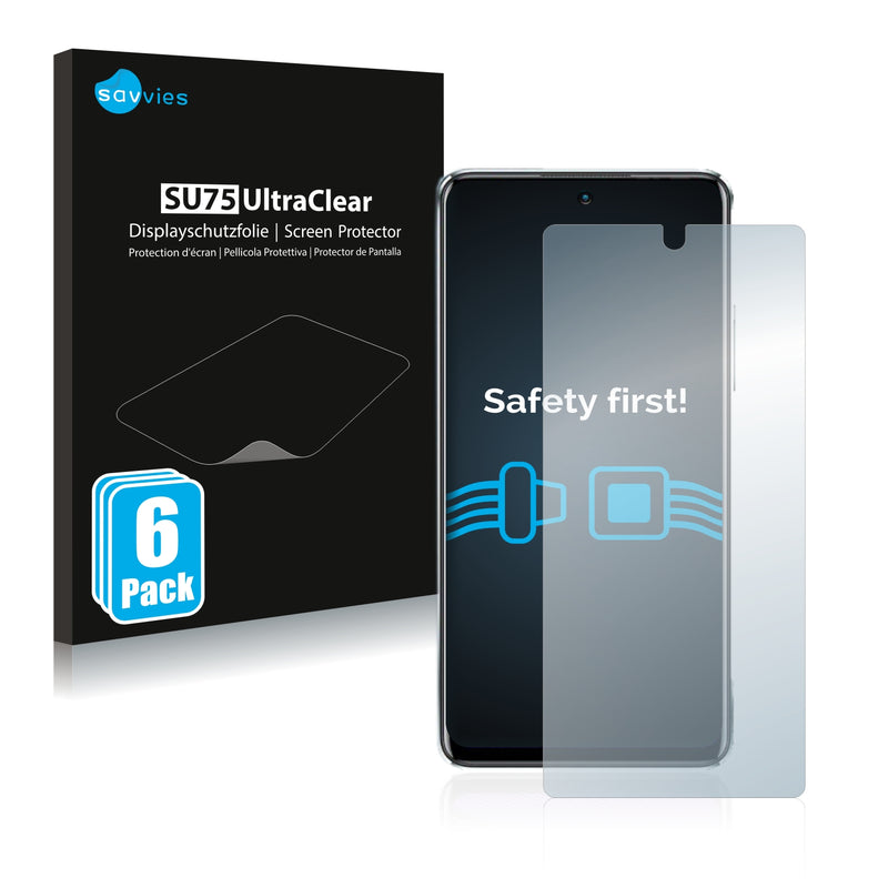6x Savvies SU75 Screen Protector for Infinix Note 11 Pro