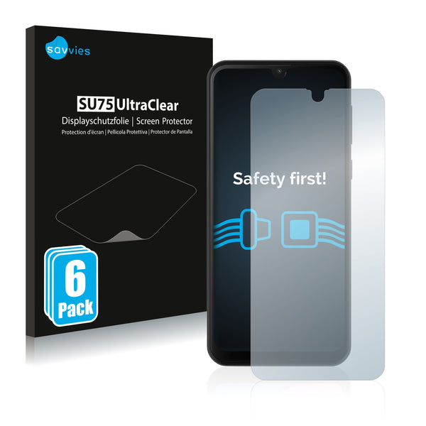 6x Savvies SU75 Screen Protector for Blackview Oscal C20 Pro