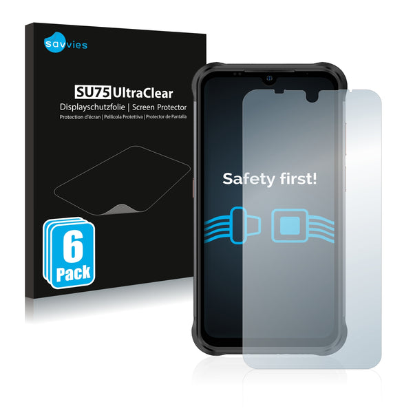 6x Savvies SU75 Screen Protector for Ulefone Power Armor 14