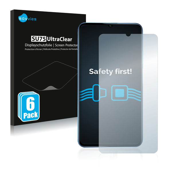 6x Savvies SU75 Screen Protector for Honor X30 Max