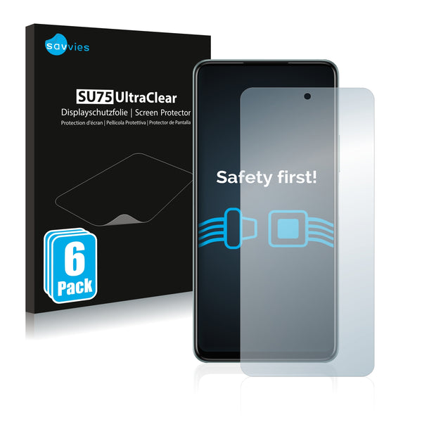 6x Savvies SU75 Screen Protector for Infinix Note 11S