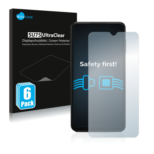 6x Savvies SU75 Screen Protector for Samsung Galaxy A13 5G