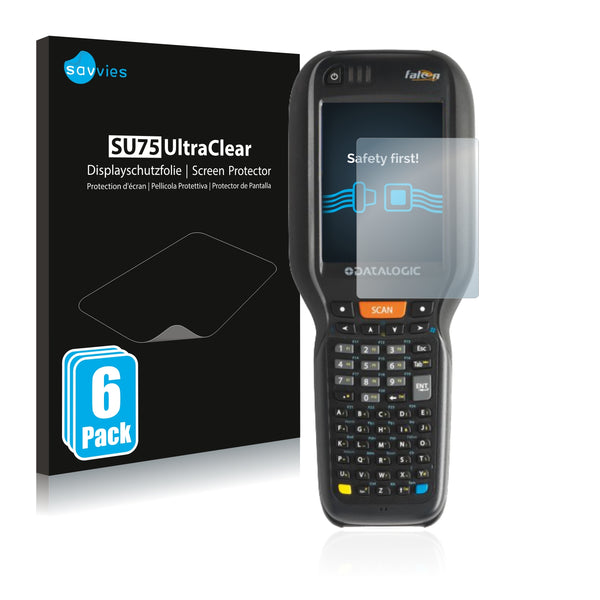 6x Savvies SU75 Screen Protector for Datalogic Falcon X3 Plus